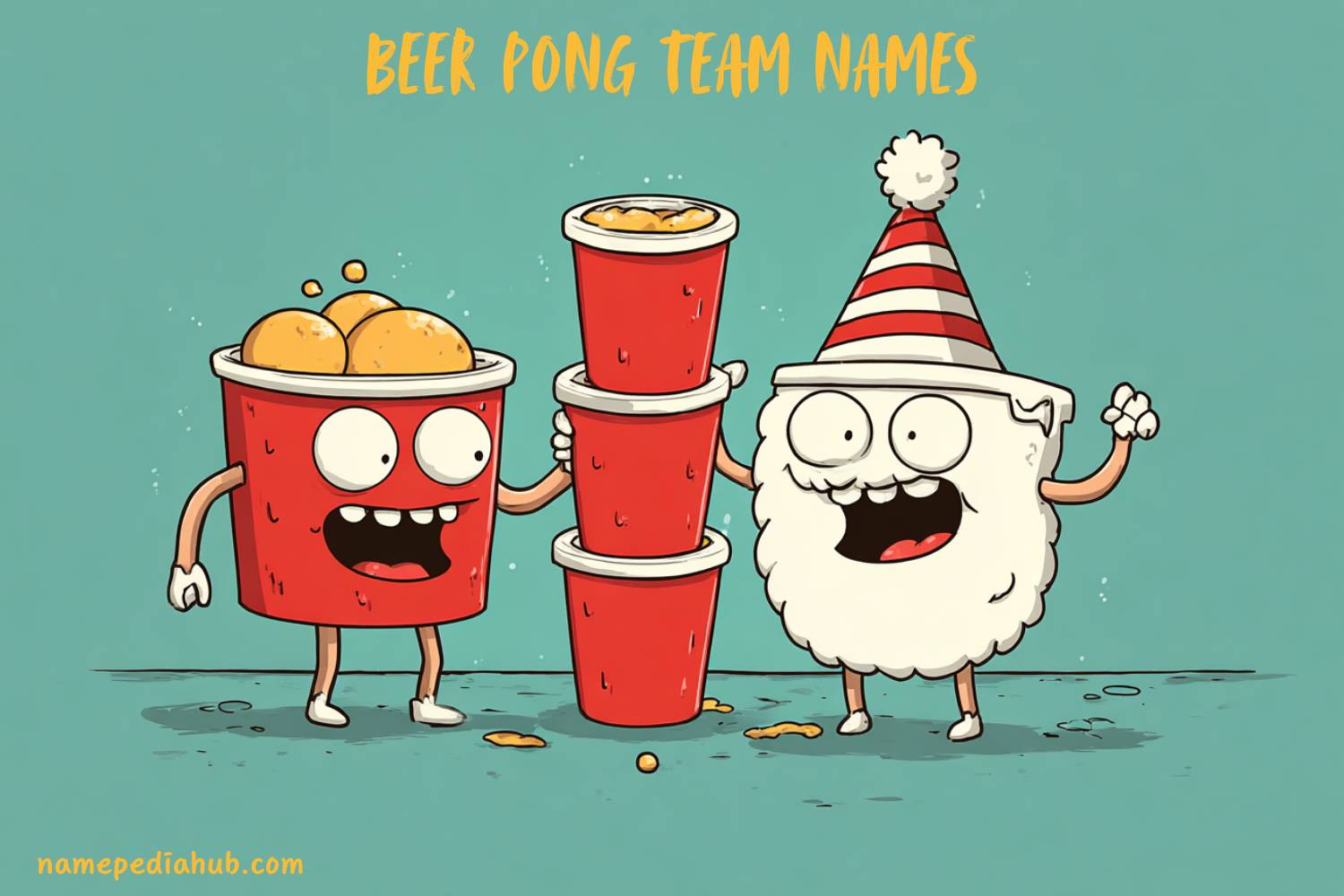 beer pong team names