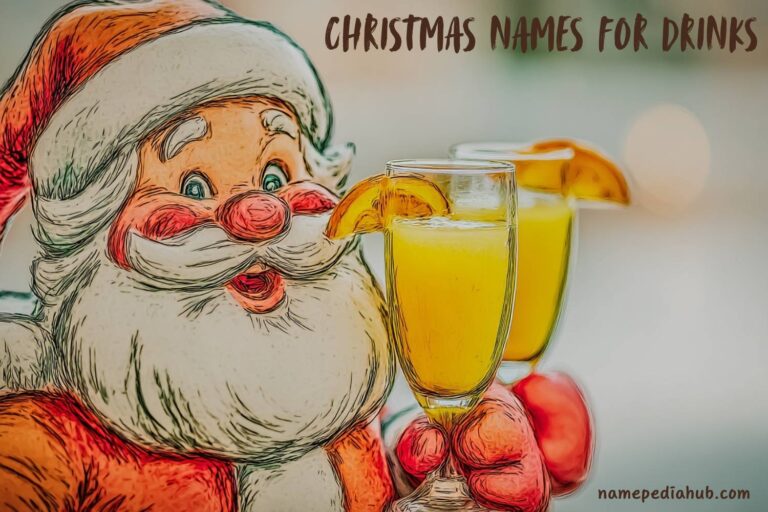 christmas names for drinks