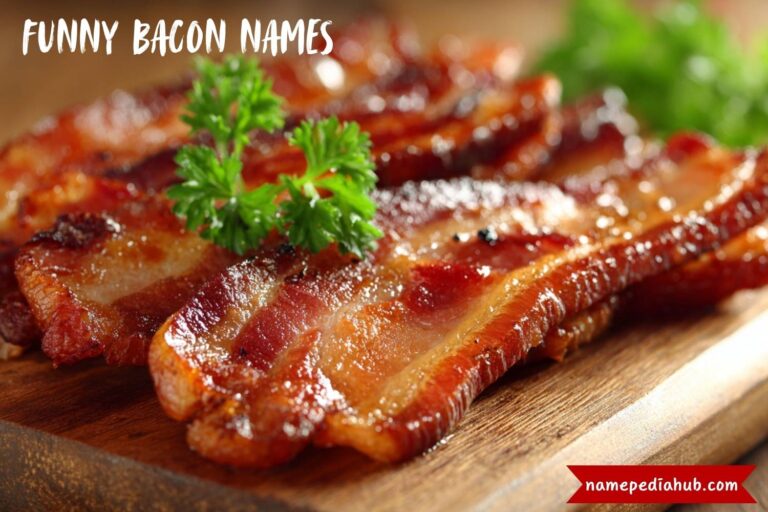 funny bacon names