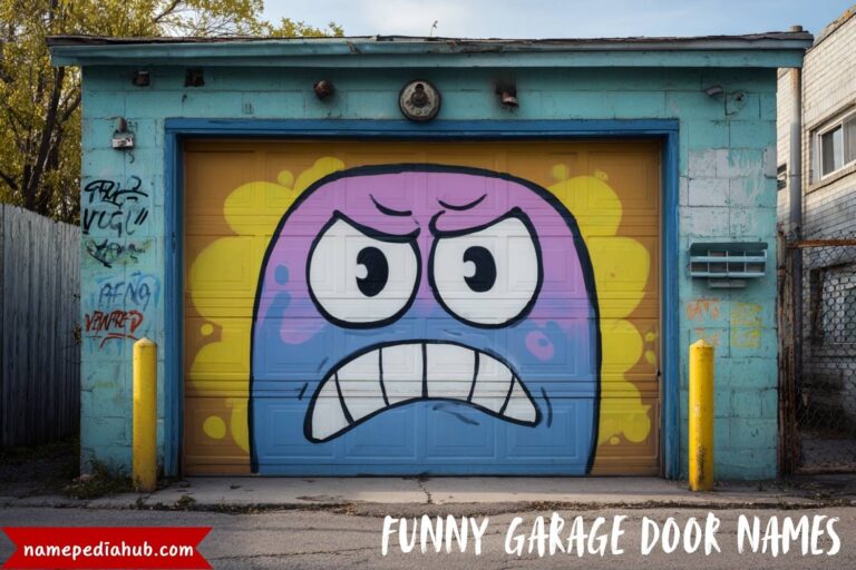 funny garage door names