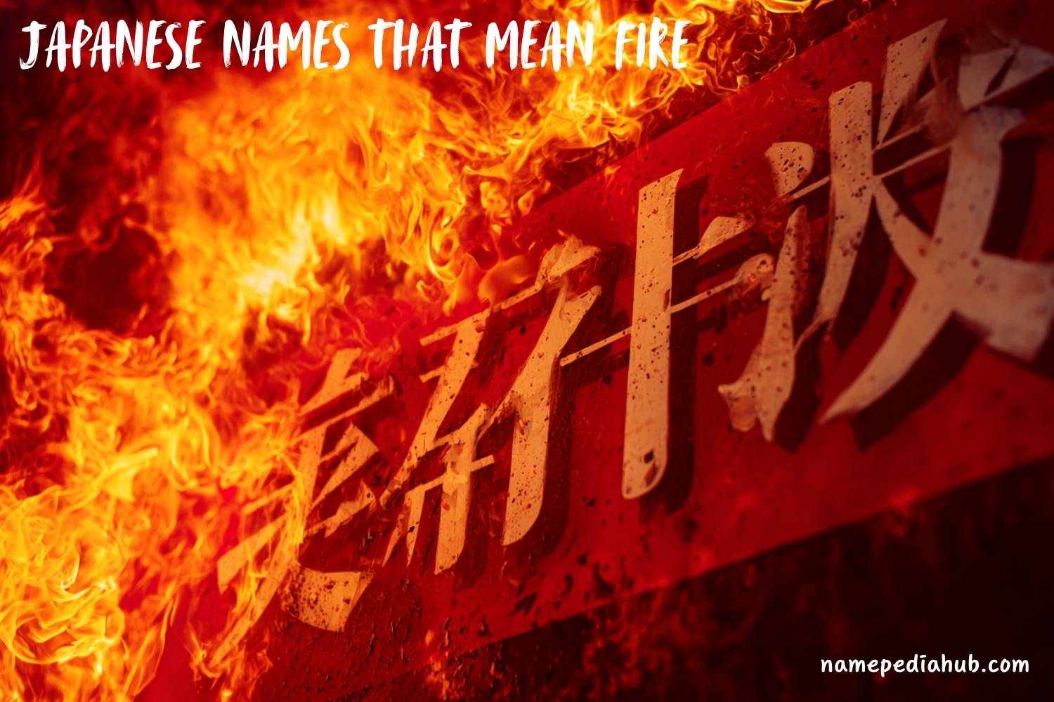 japanese names that mean fire