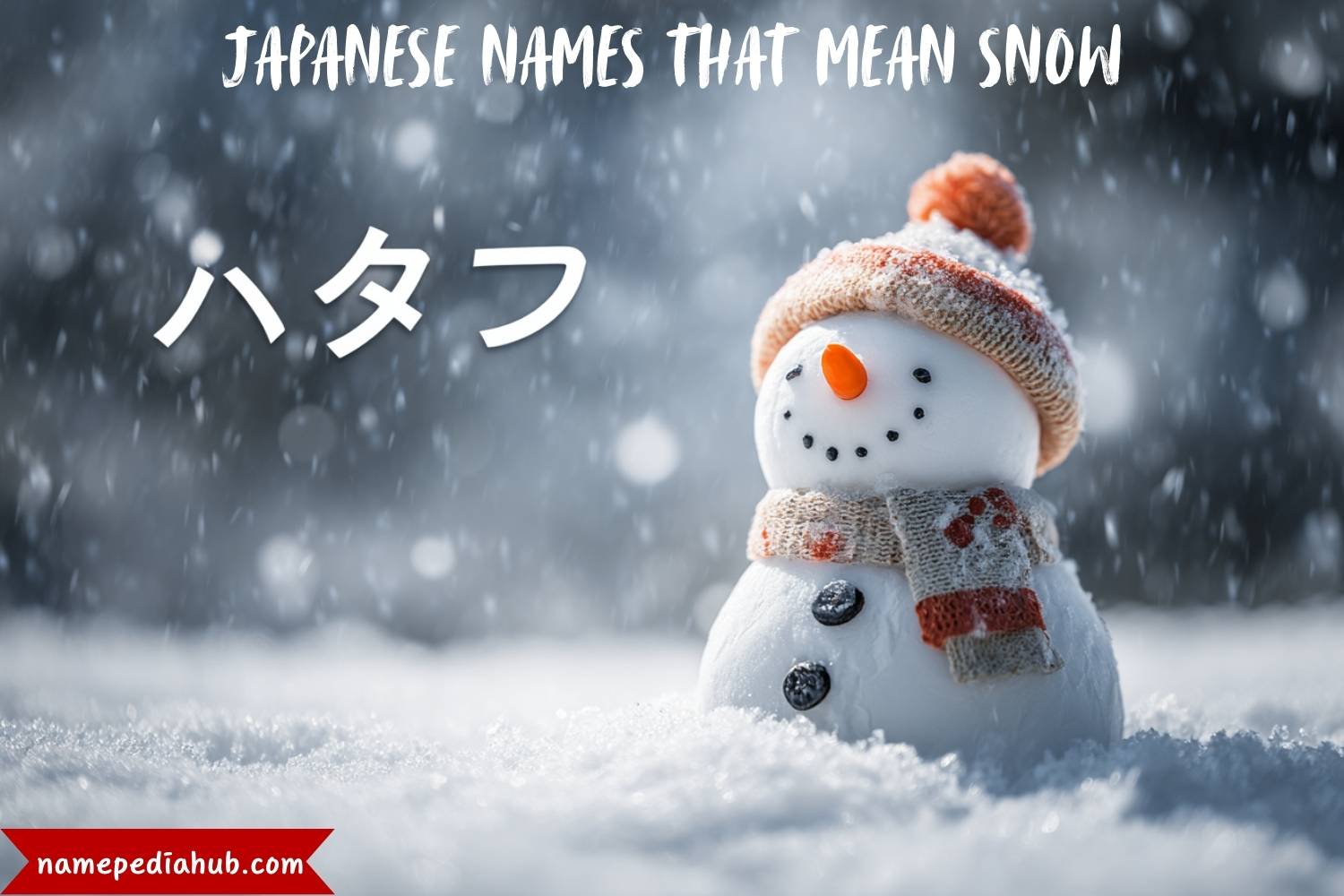 japanese names that mean snow