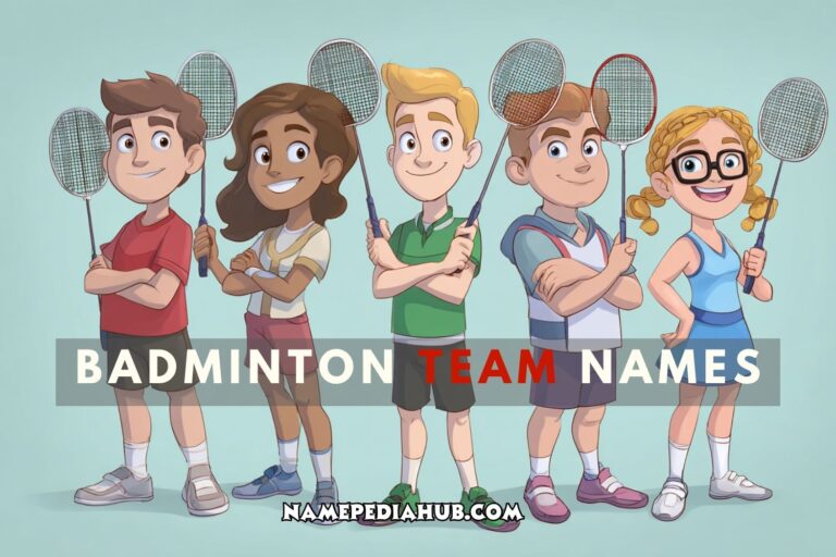 badminton team names