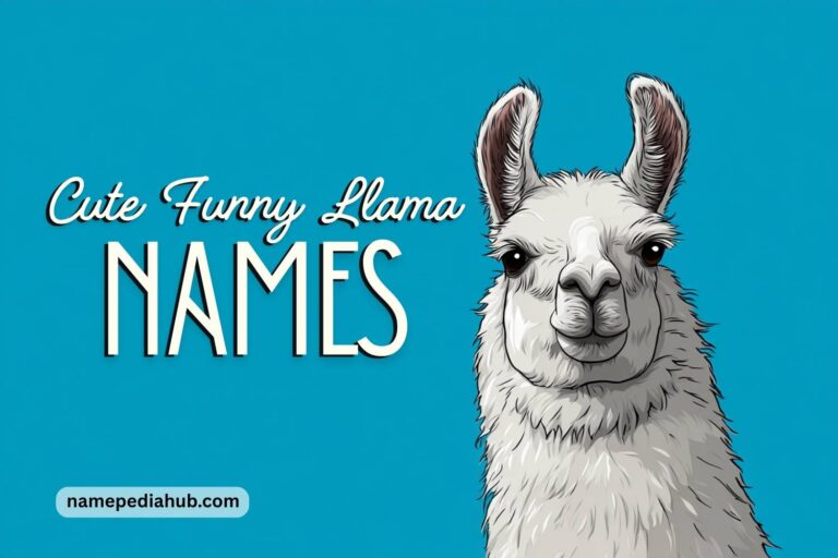 cute funny llama names