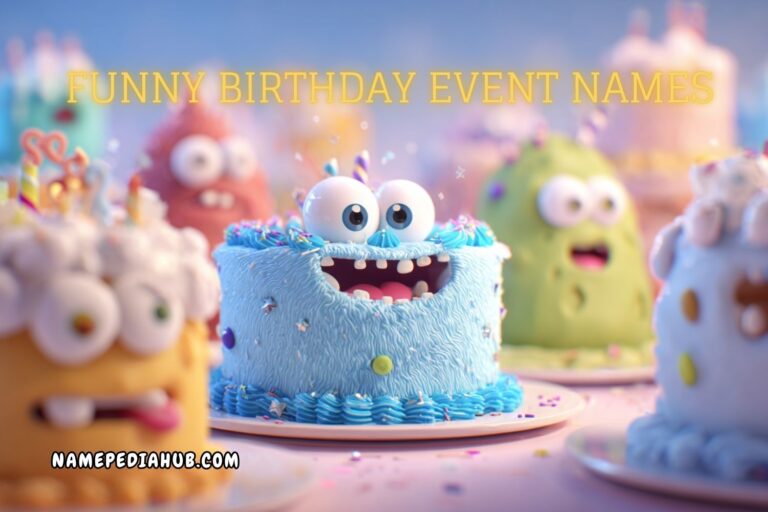 funny birthday event names