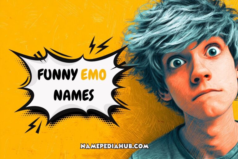 funny emo names