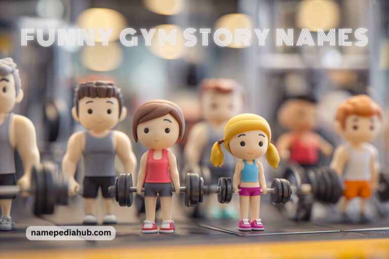 funny gym story names