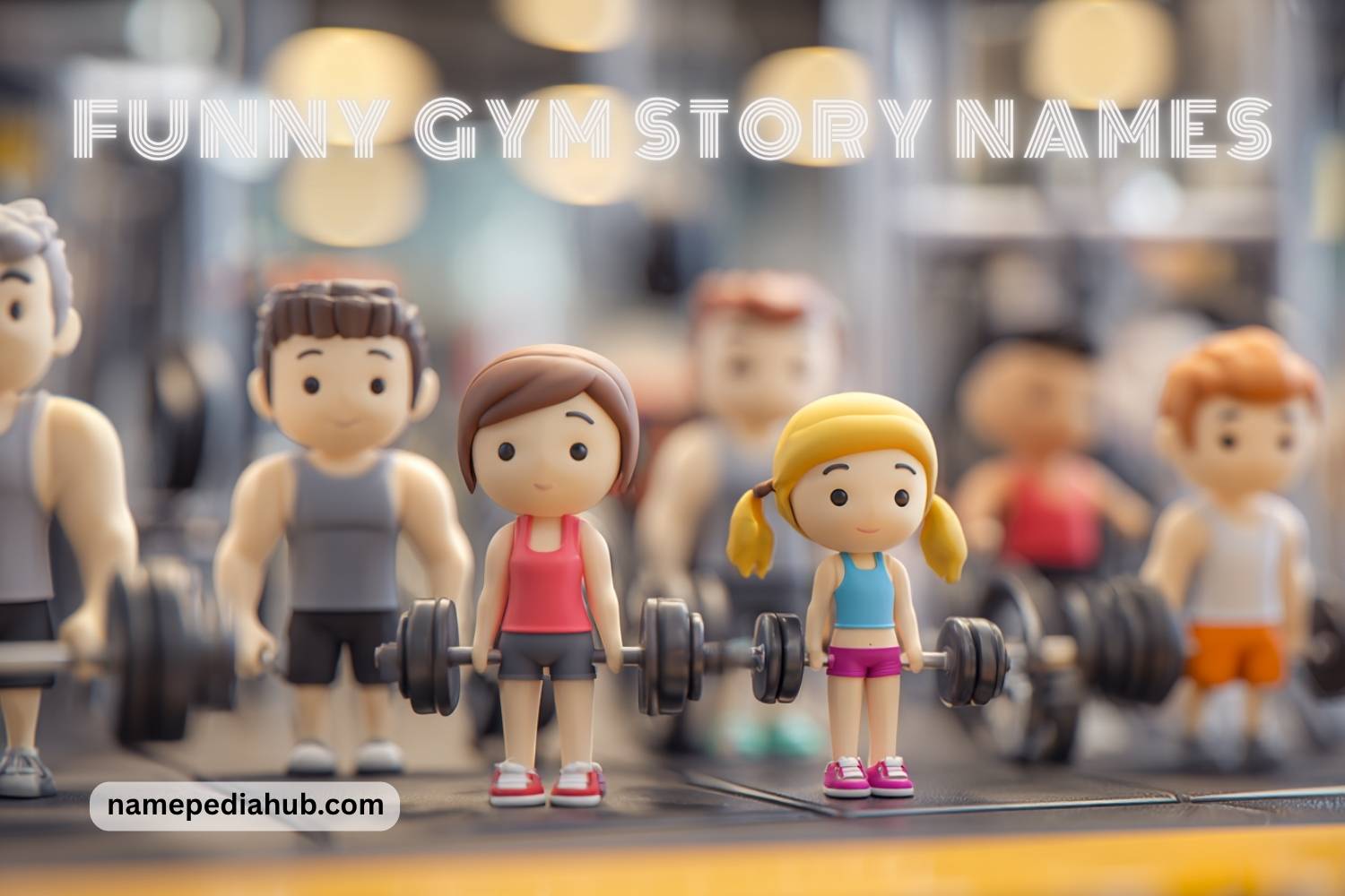 funny gym story names