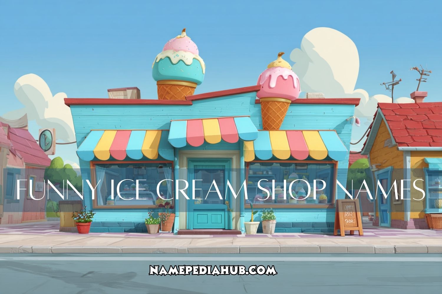 funny ice cream shop names