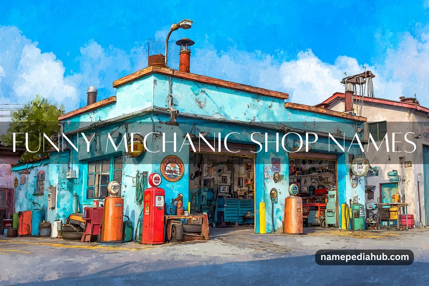 funny mechanic shop names