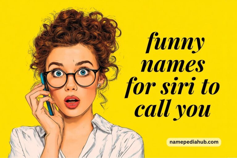 funny names for siri to call you