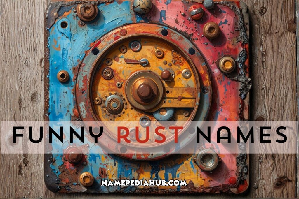 350+ Funny Rust Names That Make Old Metal Smile - Name Pedia Hub