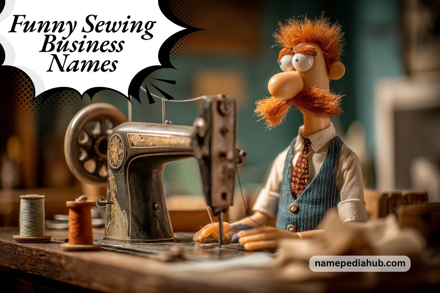 funny sewing business names