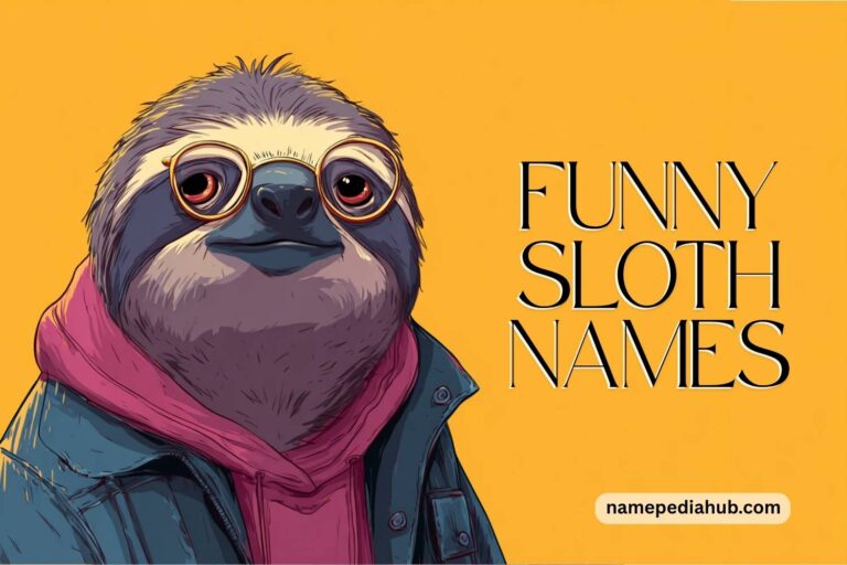 funny sloth names