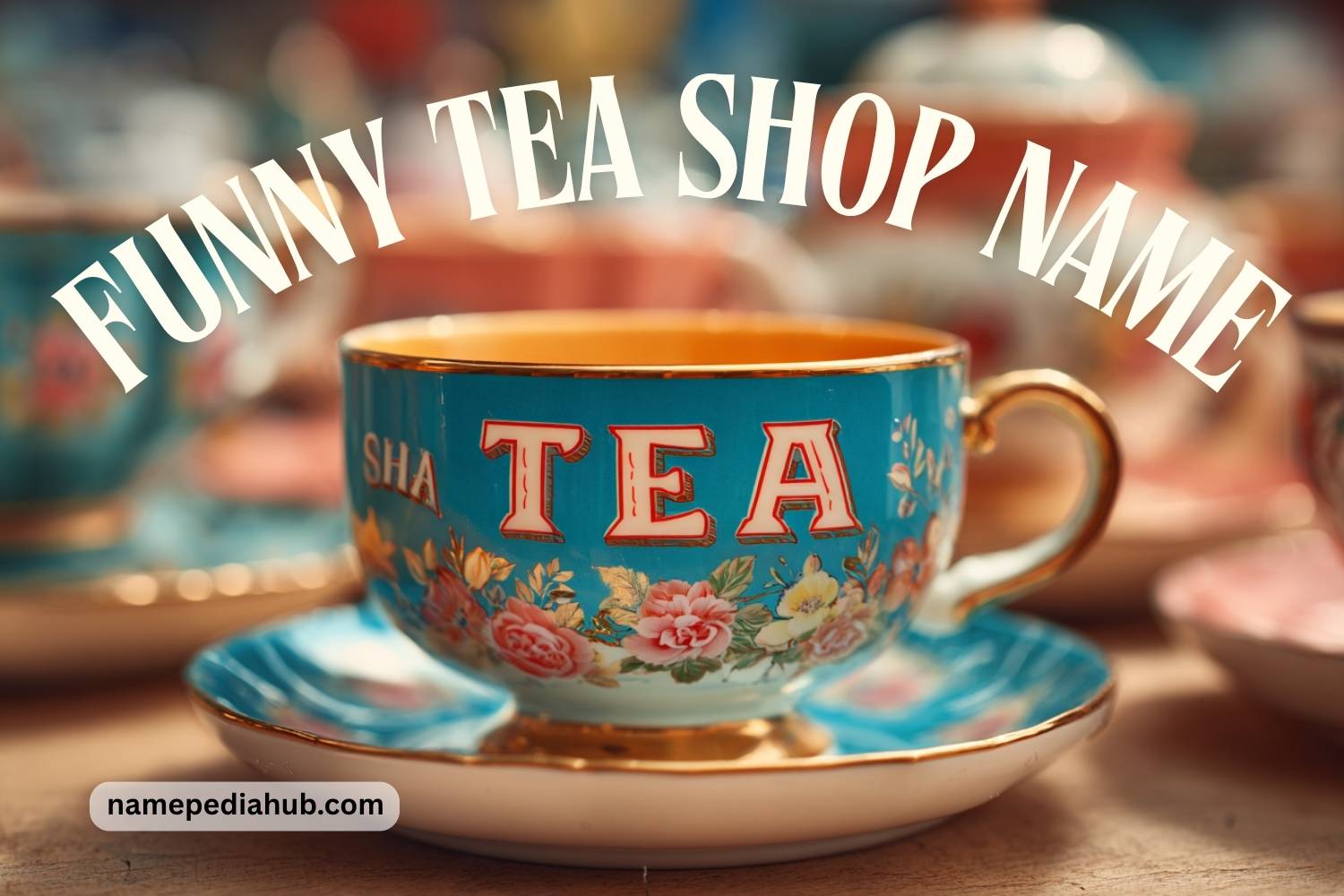 funny tea shop name