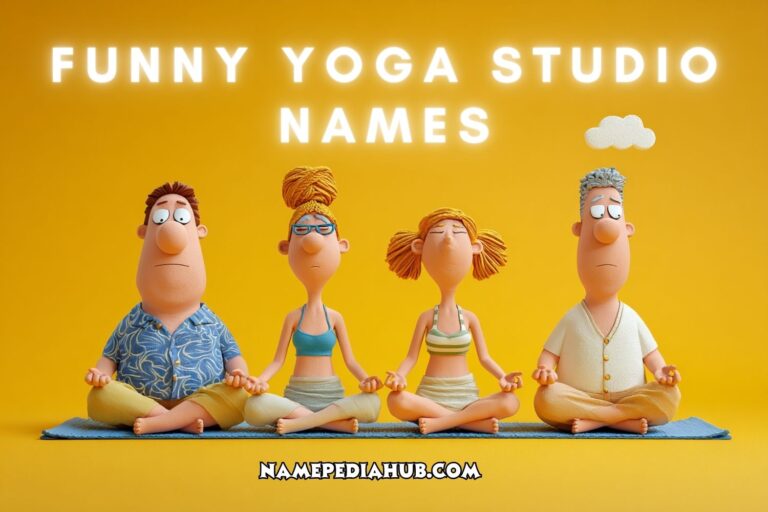 funny yoga studio names