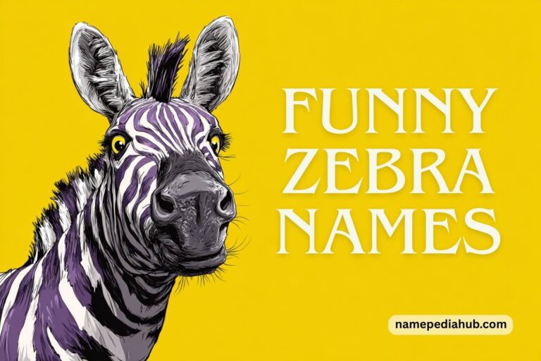 funny zebra names