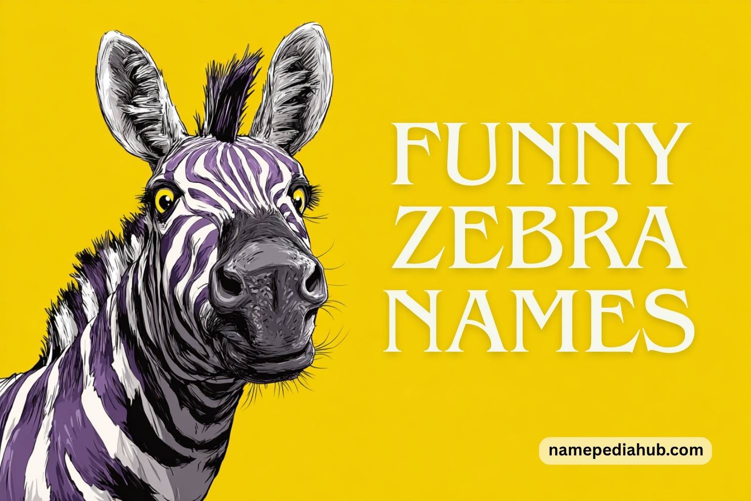 funny zebra names