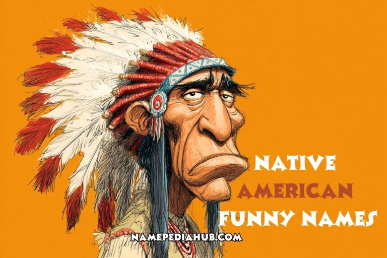 native american funny names