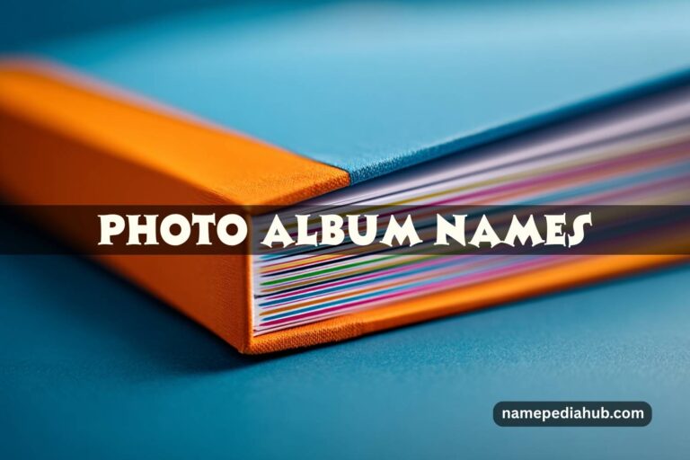 photo album names