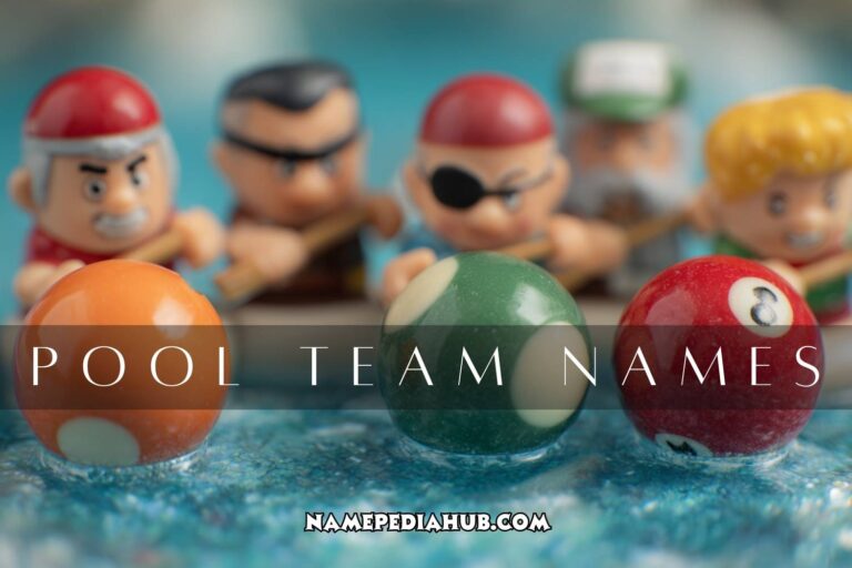 pool team names