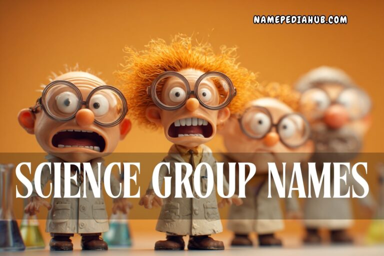 science group names