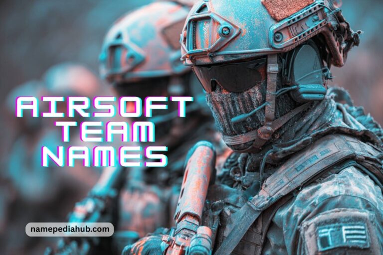 airsoft team names