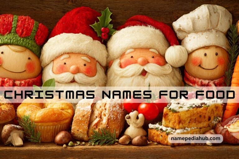 christmas names for food