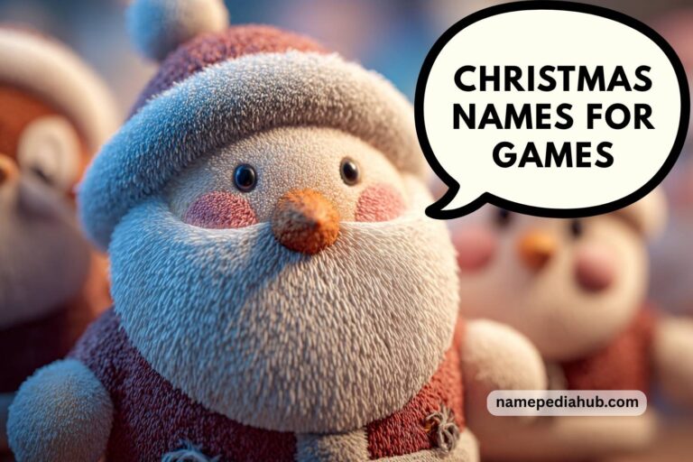 christmas names for games
