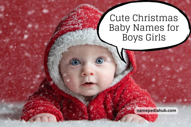 cute christmas baby names for boys & girls