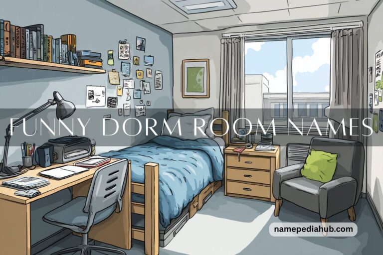 funny dorm room names
