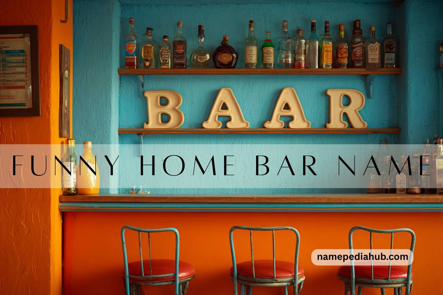 funny home bar name