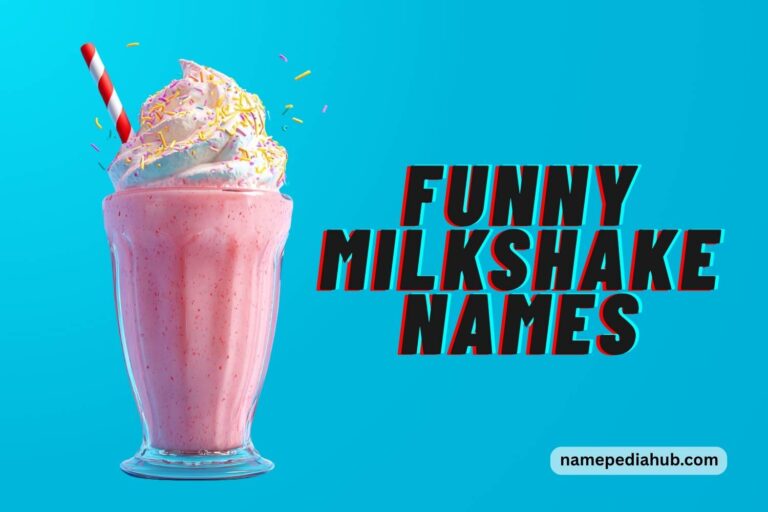 funny milkshake names