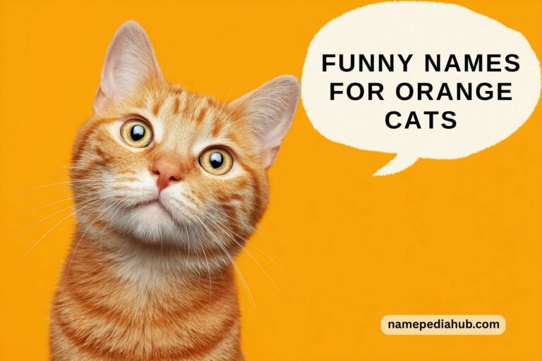 funny names for orange cats