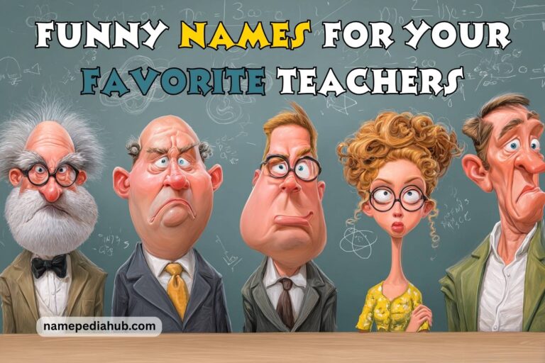 funny names for your favorite teachers