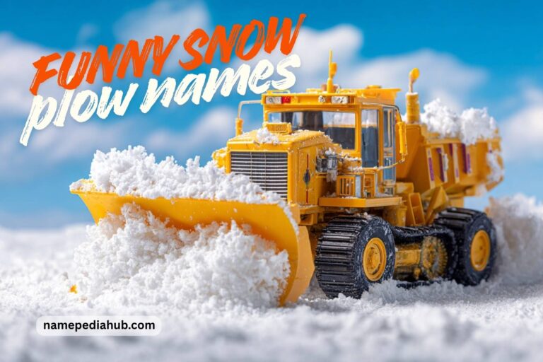 funny snow plow names