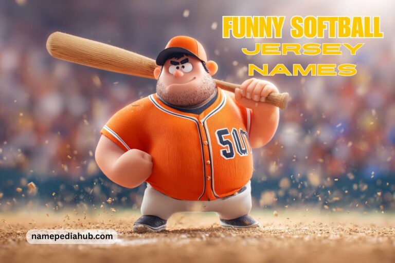 funny softball jersey names