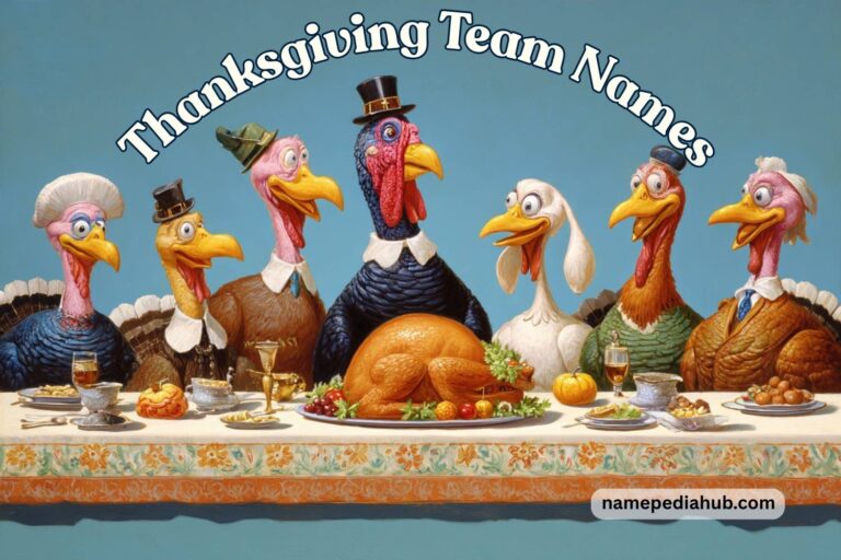 thanksgiving team names