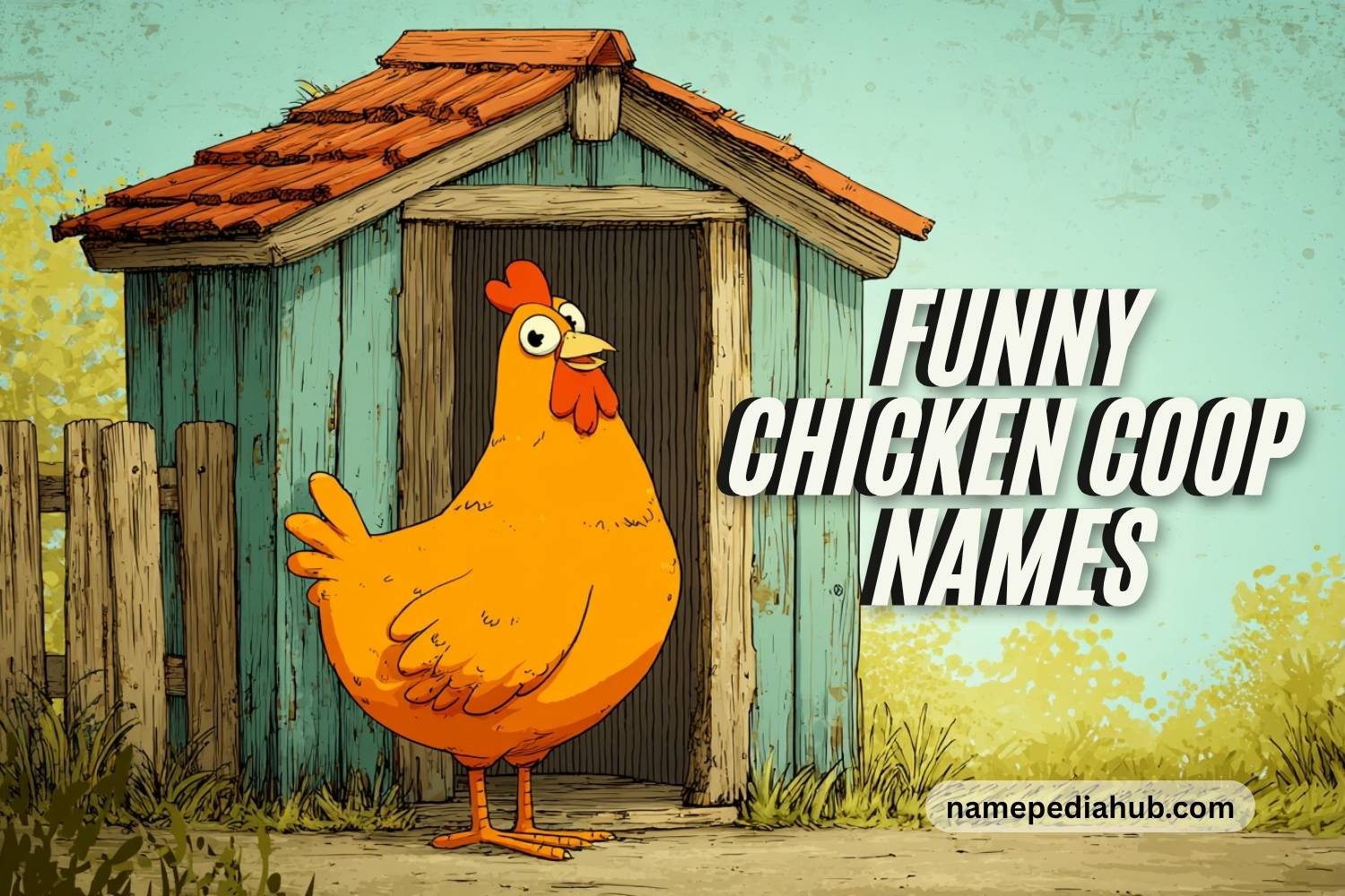 funny chicken coop names