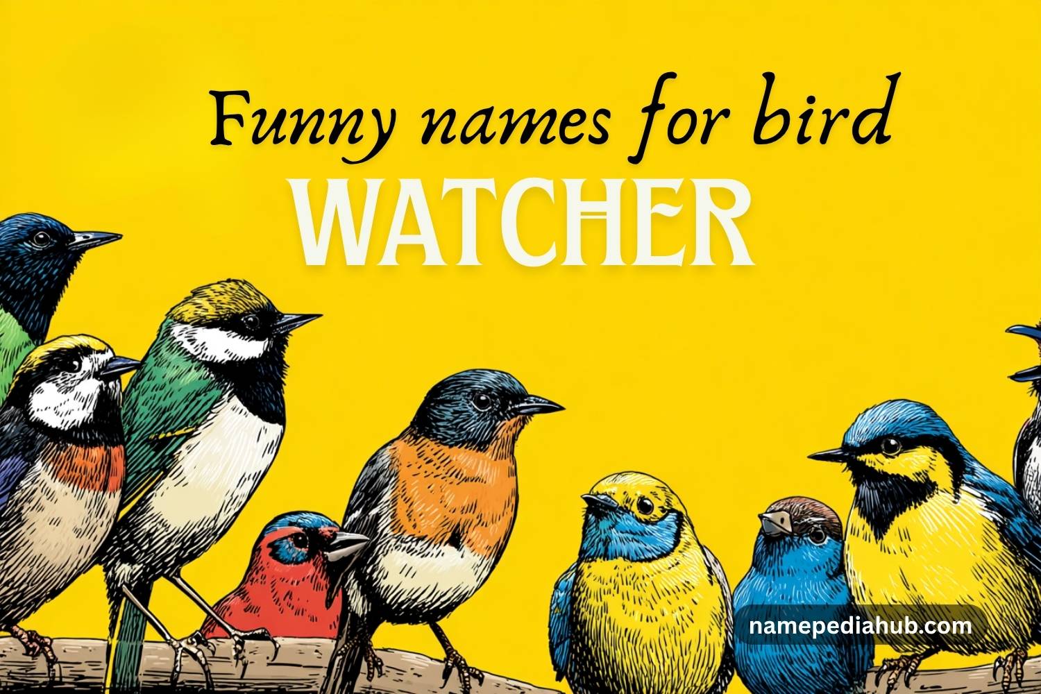 funny names for bird watchers